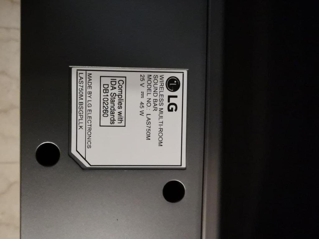 LG wireless multiroom soundbar and subwoofer, Audio, Soundbars