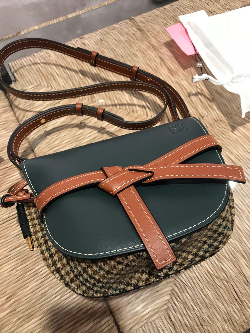 Loewe gate tweed small bag online