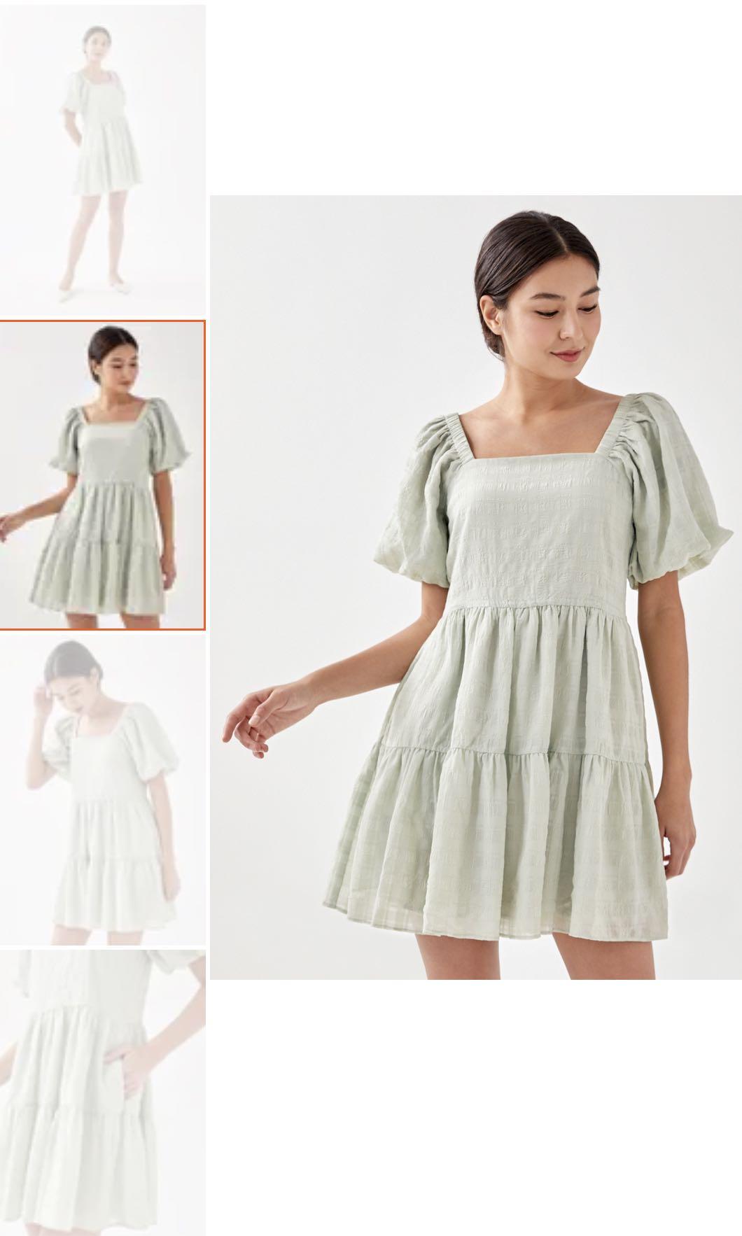 Muted green dress Clearance
