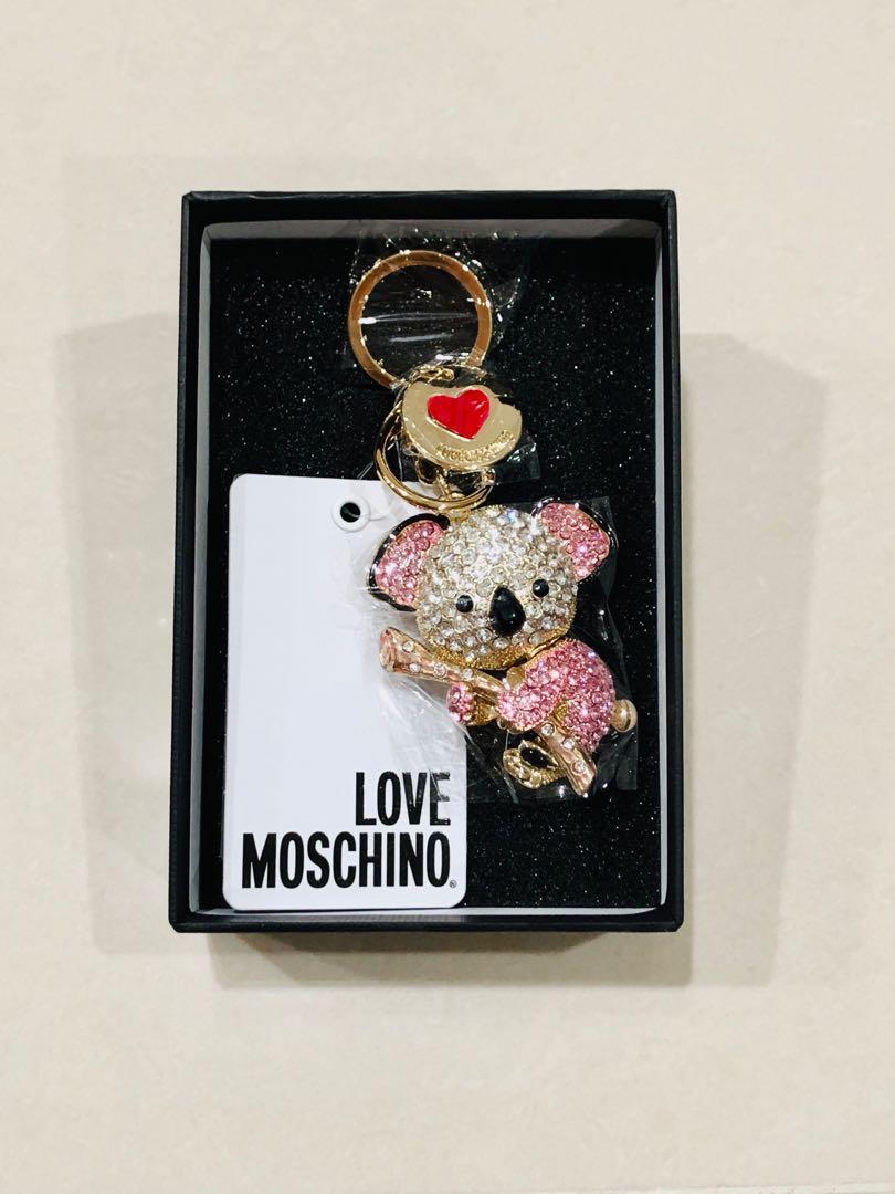 Love moschino keychain hotsell