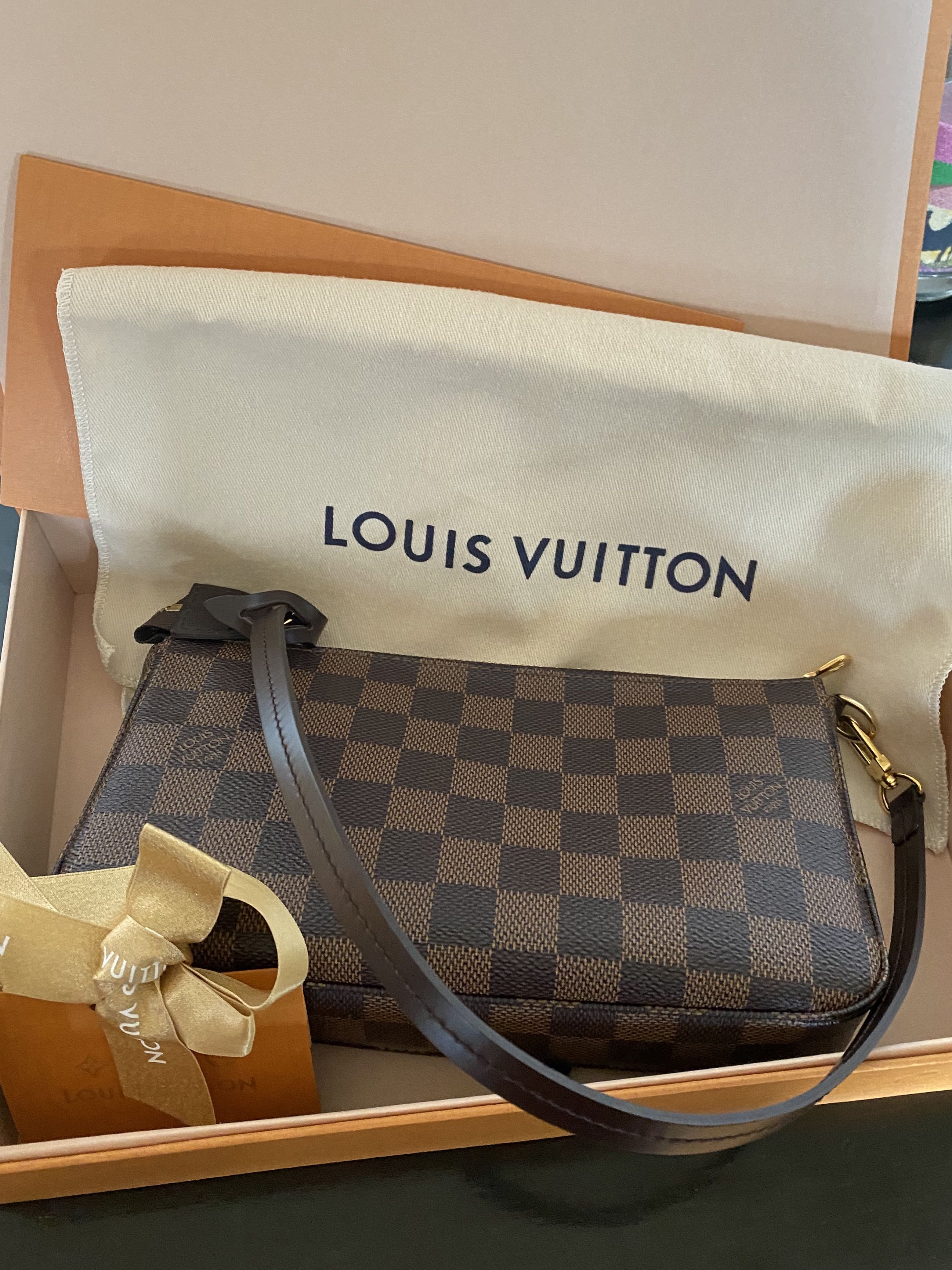 LV Pochette Accessoires Damier Ebene (Limited Edition ), Luxury, Bags &  Wallets on Carousell