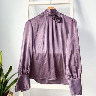 Invio Mauve Purple Floral Blouse #awal2021