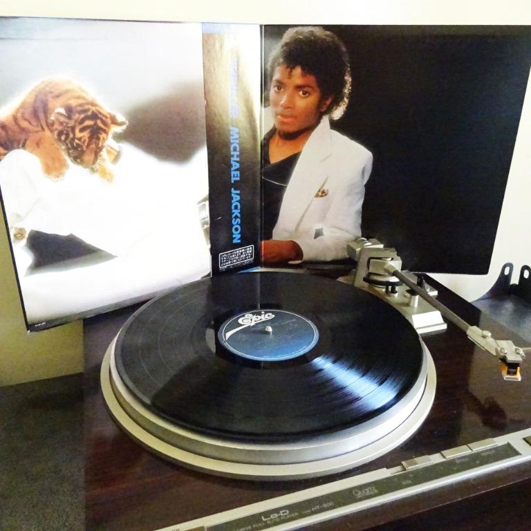 Michael Jackson - Thriller Vinyl Record (100% Original Press) (Category: Vinyls) located in Orani. Submitted by mrhobbyshop (Listing ID 1059877558, Image 3). Description: What you is what you get. As it is. Playlist: Wanna Be Startin' Somethin' Baby Be Mine The Girl Is Mine (with Paul Mc Cartney) Thriller Beat It Billie Jean Human Nature P.Y.T. (Pretty Young Thing) The Lady in my Life Produced by Quincy Jones for QuincyJones Printed in Japan See 