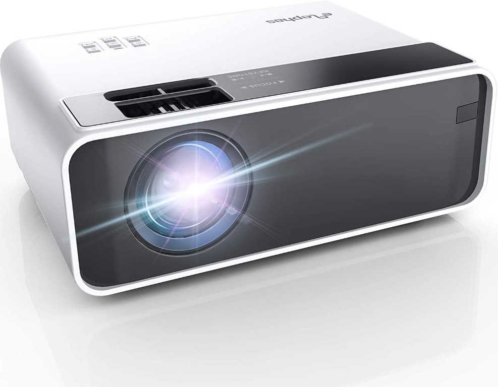 Mini Projector, ELEPHAS Phone Projector 5500 Lumens with 50,000 hrs
