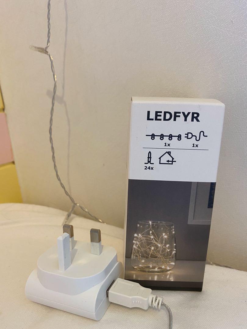 Moving IKEA ledfyr lights