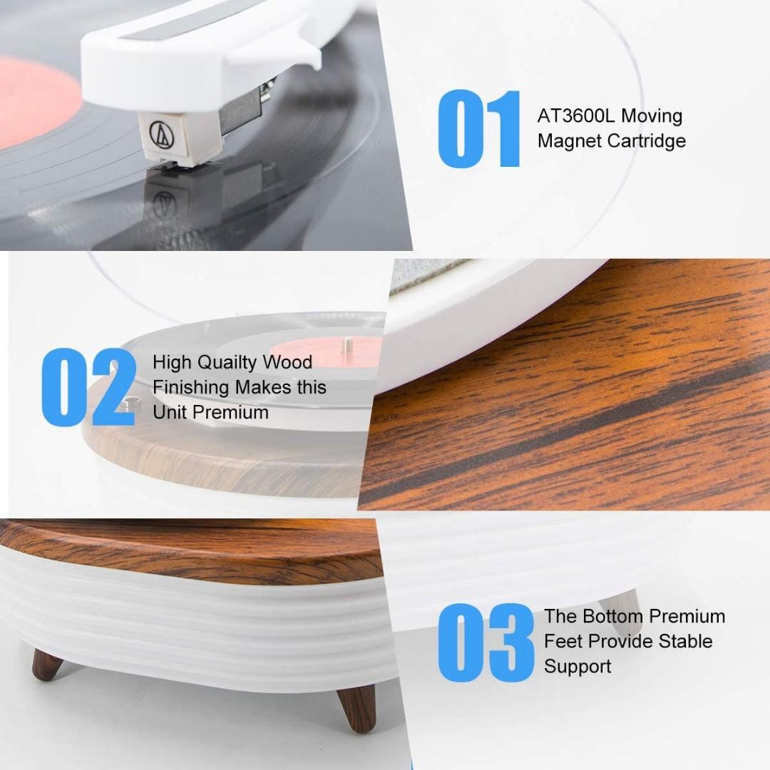 music public kingdom turntable, Audio, Portable Music Players on Carousell