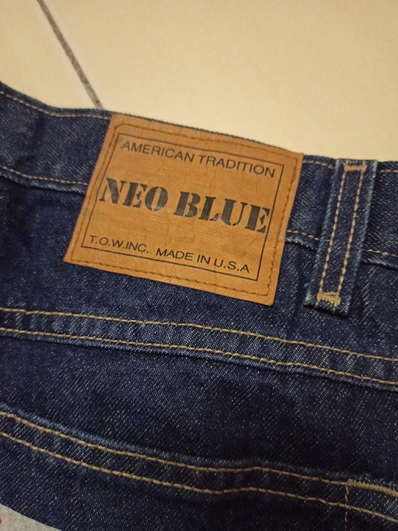 Neo blue jeans top