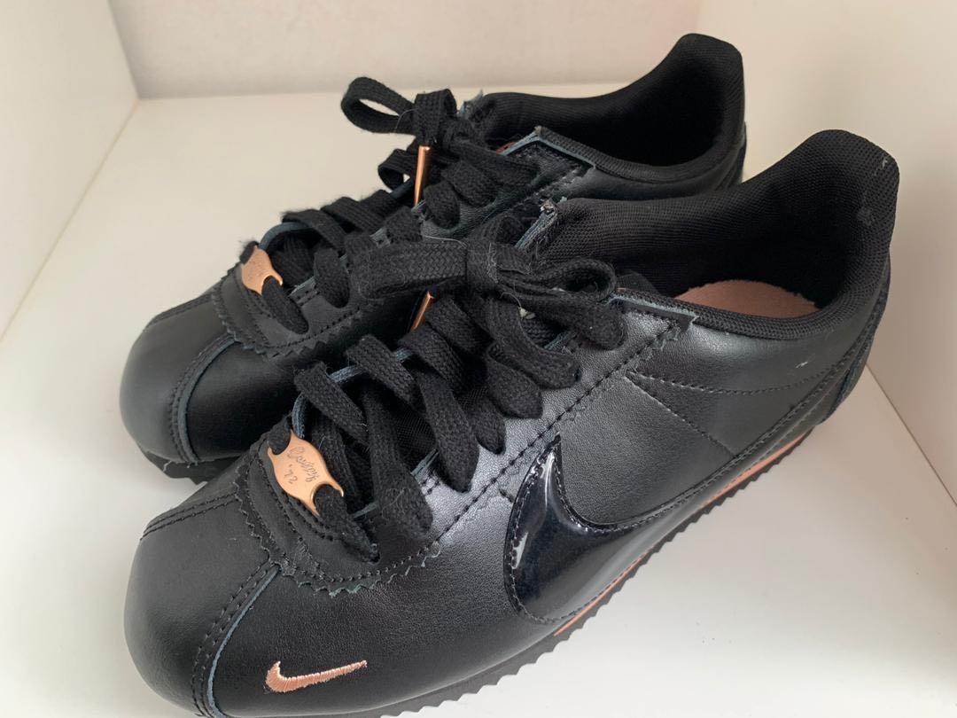 Nike Cortez Black Rose Gold Women s Fashion Footwear Sneakers