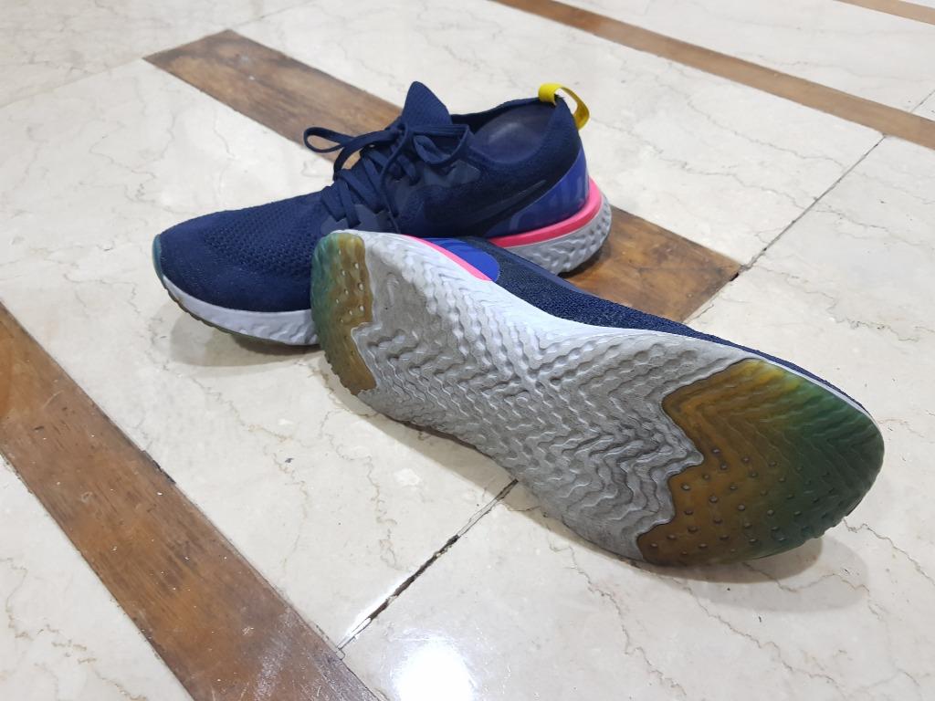 Nike Epic React Flyknit College Navy Used OG Colorway US 9