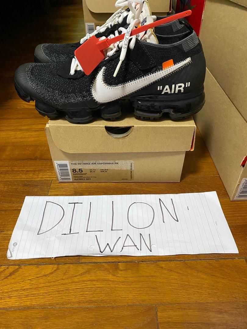 Nike vapormax off best sale white 1.0