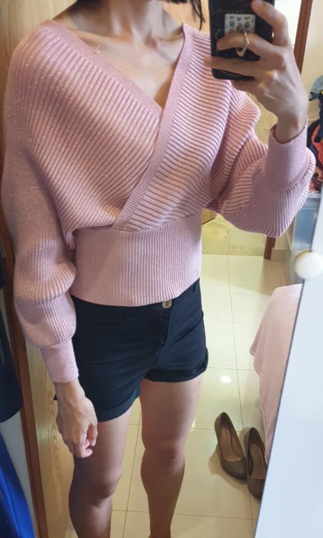 Off Shoulder Top Kimono Knit Top Rose Pink With Glitters Women S Fashion Clothes Tops On Carousell Discover the latest trends in men's fashion & style with asos. carousell