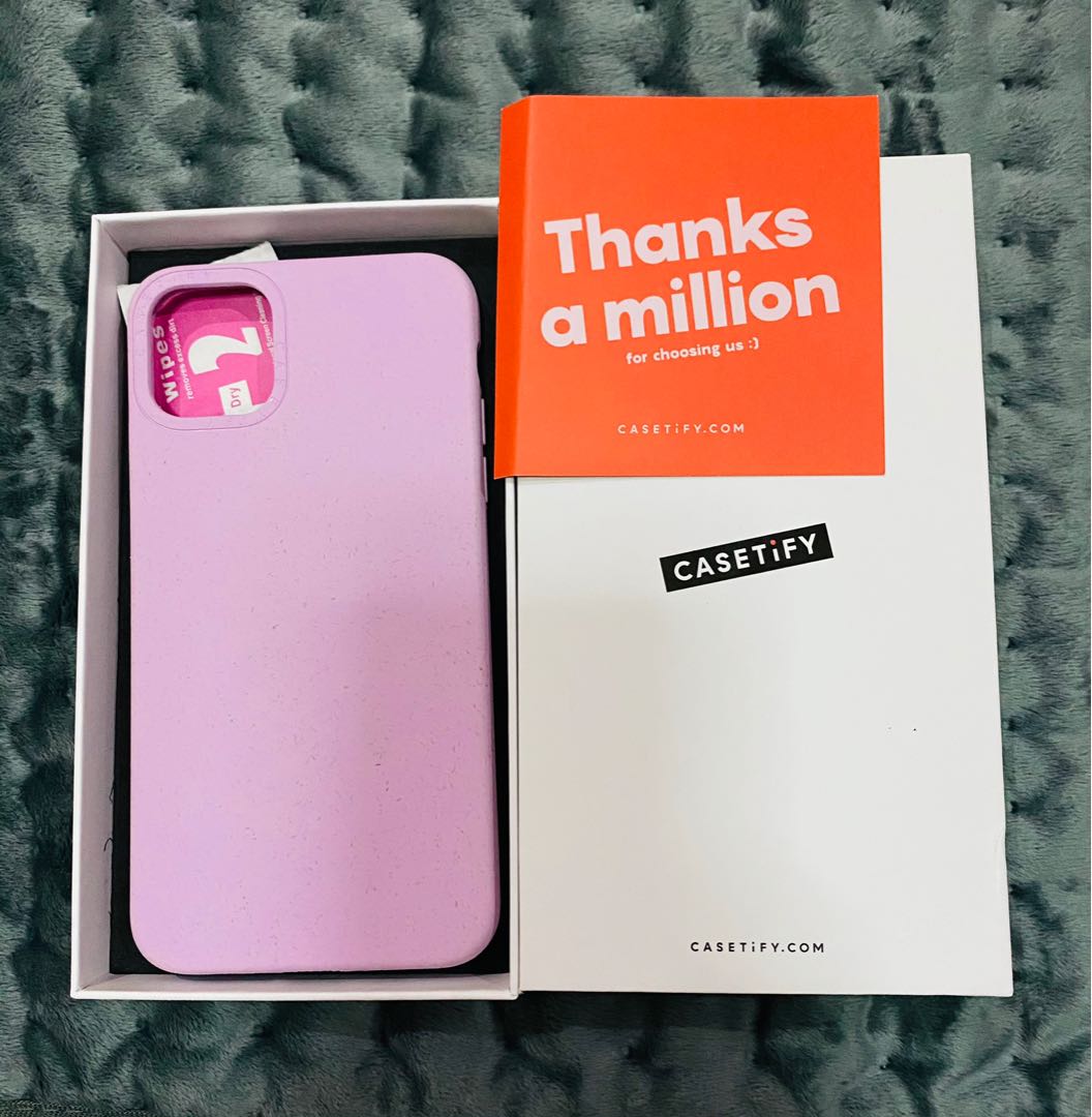 Original Casetify Iphone 11 Pro Max Purple Compostable Case Mobile Phones Gadgets Mobile Gadget Accessories Cases Sleeves On Carousell