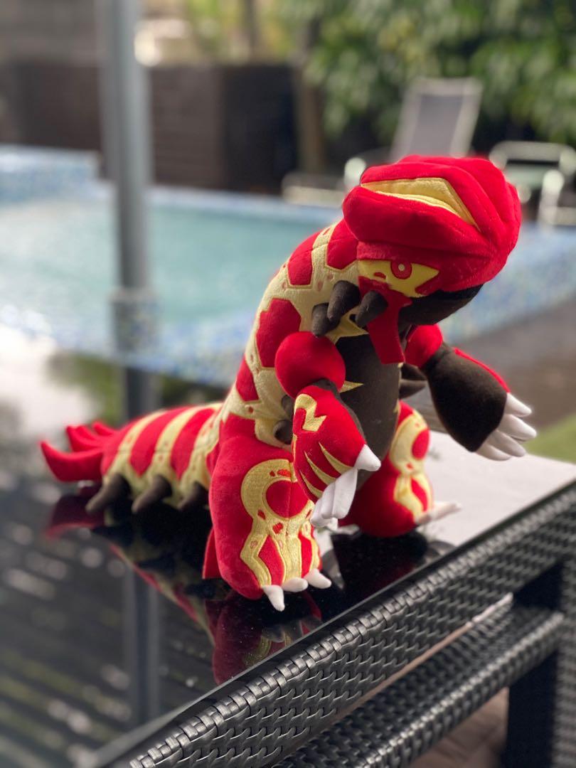 Pokemon Center Primal Groudon plush Hobbies Toys Toys Games