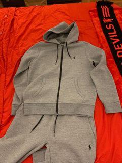 Polo Grey Slim Fit Tracksuit