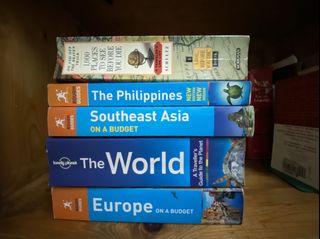 Preloved travel guide books