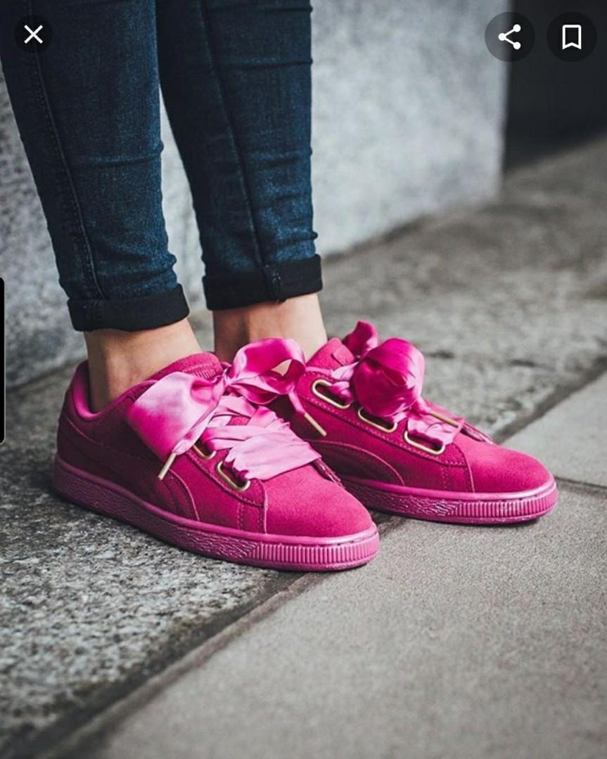 Puma bow sneakers shop