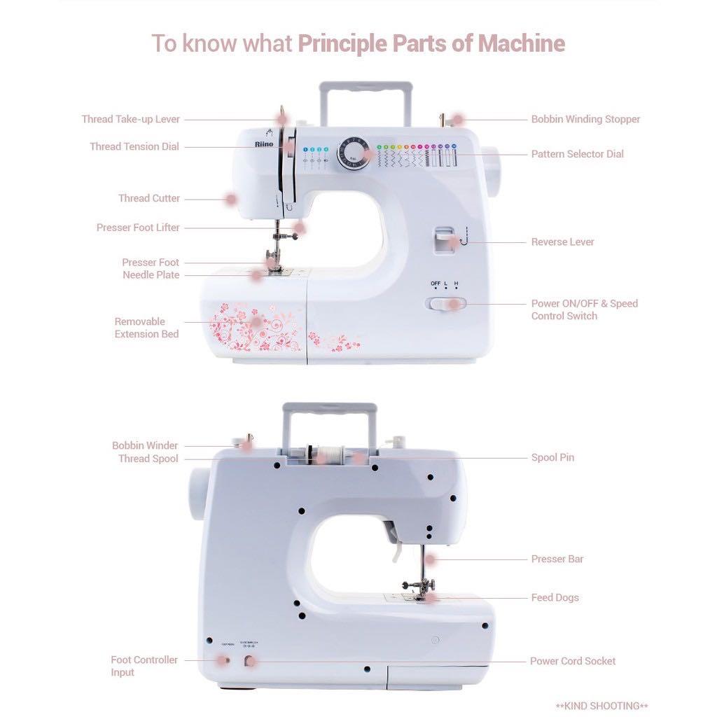 Riino Sewing Machine, TV & Home Appliances, Washing Machines and Dryers