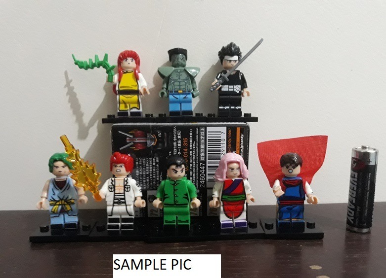 Sealed 8pcs Ghostfighter YuYu Hakusho Lego Figures Eugene Taguro