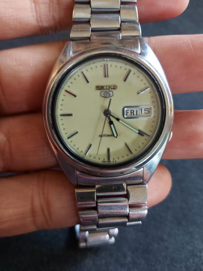 Seiko 5 Automatic Watch Lumibrite Dial, Men's Fashion, Watches ...