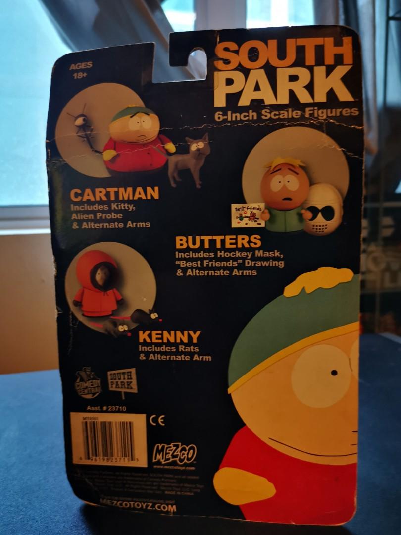 South Park 6in Scale Figure Cartman, Kitty, Probe, Alternate Arms