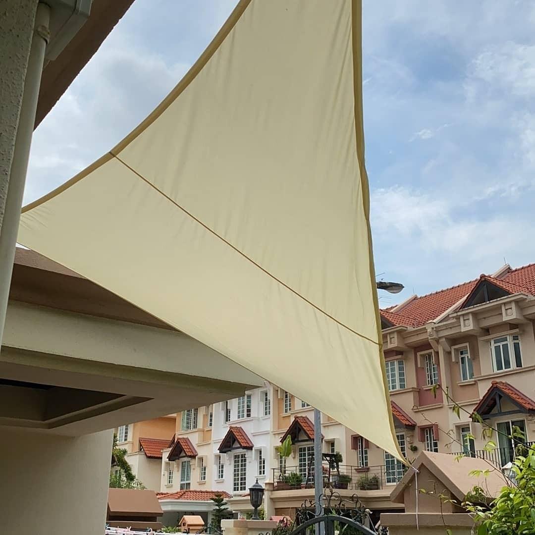 Triangle canvas cheap canopy