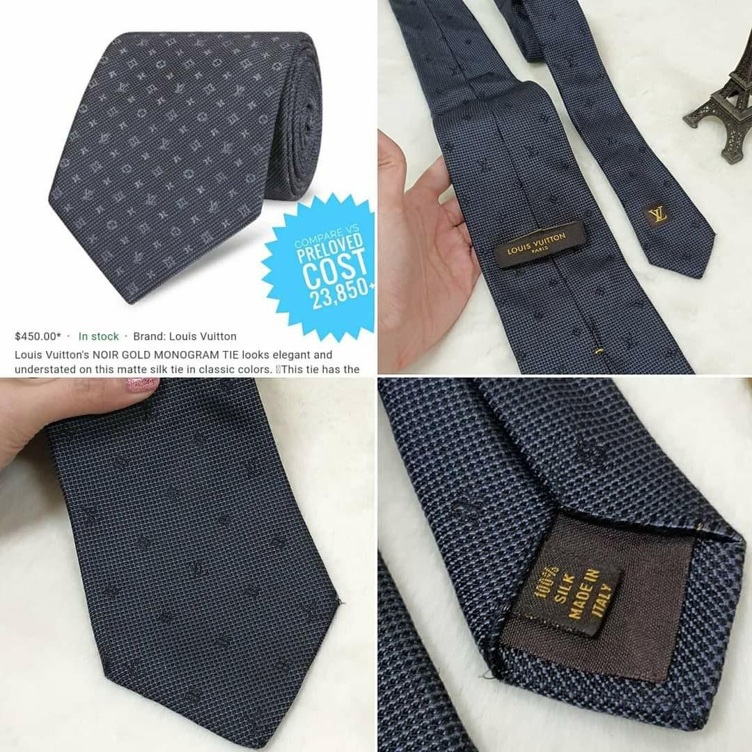 Louis Vuitton Tie, Men's Fashion, Watches & Accessories, Ties on Carousell