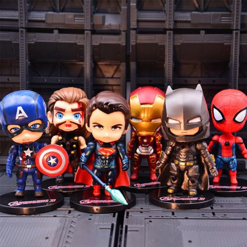 Superhero figurines, Toys & Games, Bricks & Figurines on Carousell