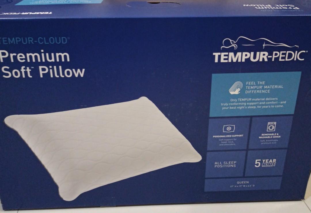 Tempur cloud premium soft pillow sales