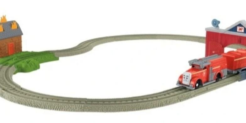 Thomas and Friends Fiery Flynn s Rescue Set Hobbies Toys