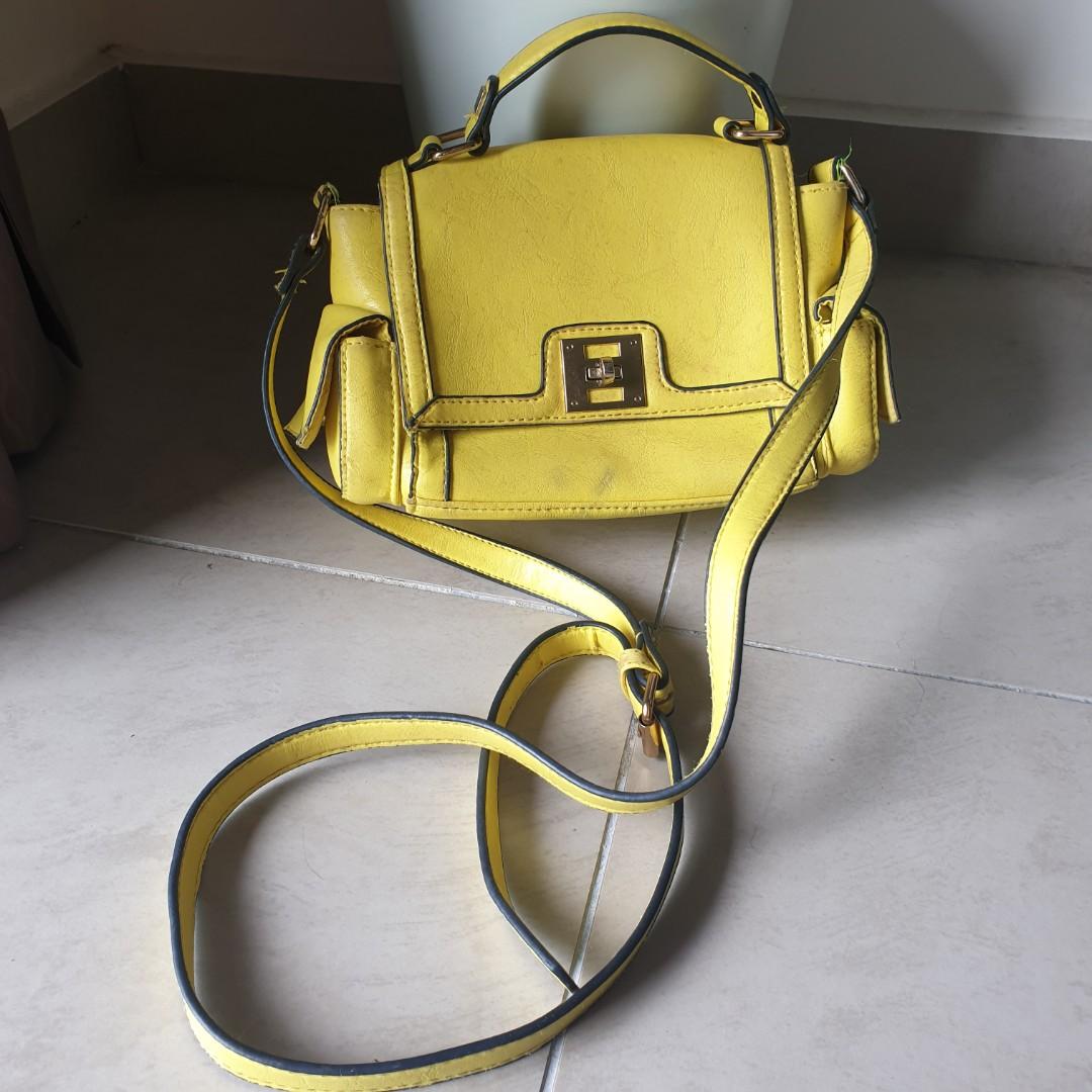 Topshop on sale yellow bag