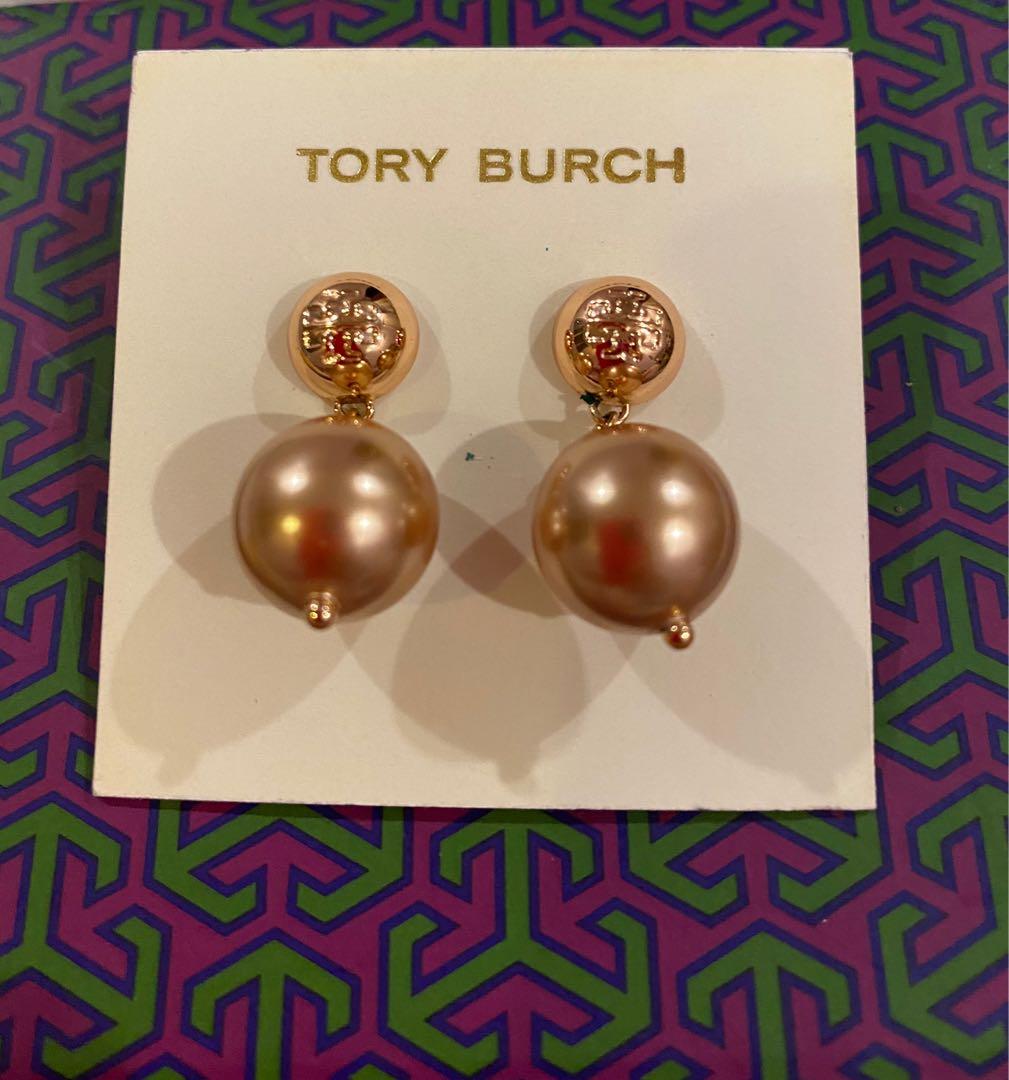 Tory Burch Crystal Drop Earrings in Rose Gold, Women's Fashion, Jewelry &  Organizers, Earrings on Carousell