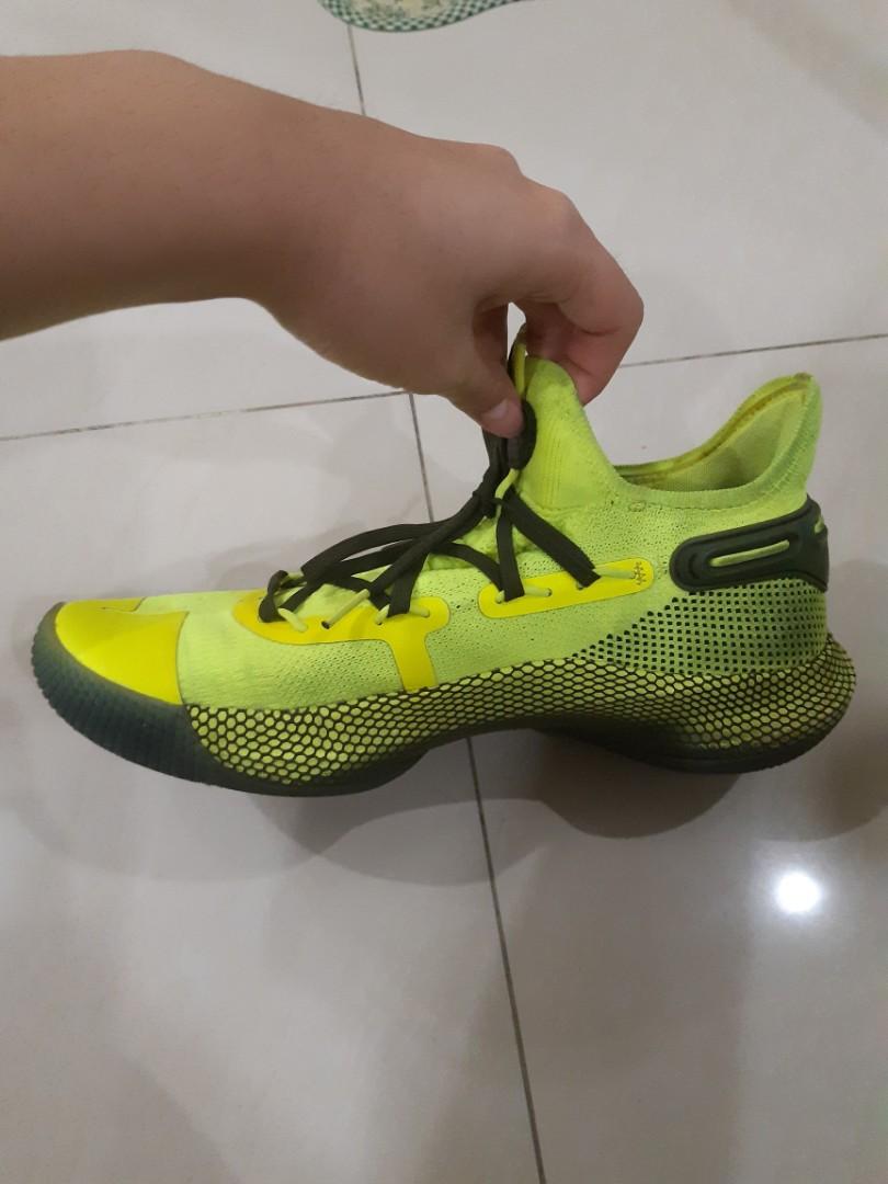 Under Armour Curry 6 Yellow Green Basketball Shoe, Men'S Fashion, Footwear,  Sneakers On Carousell