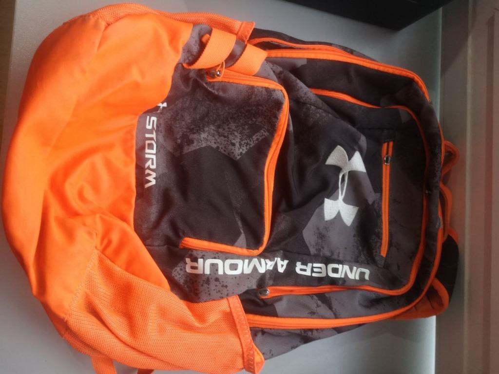 Under armour storm discount backpack orange