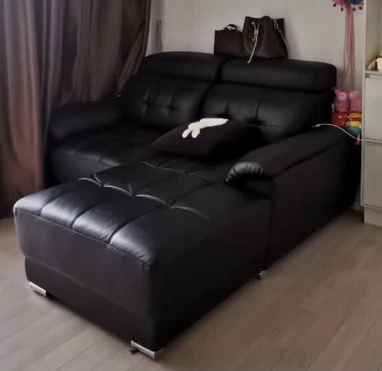 used leather sofa bed