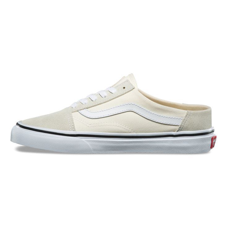 vans mule white