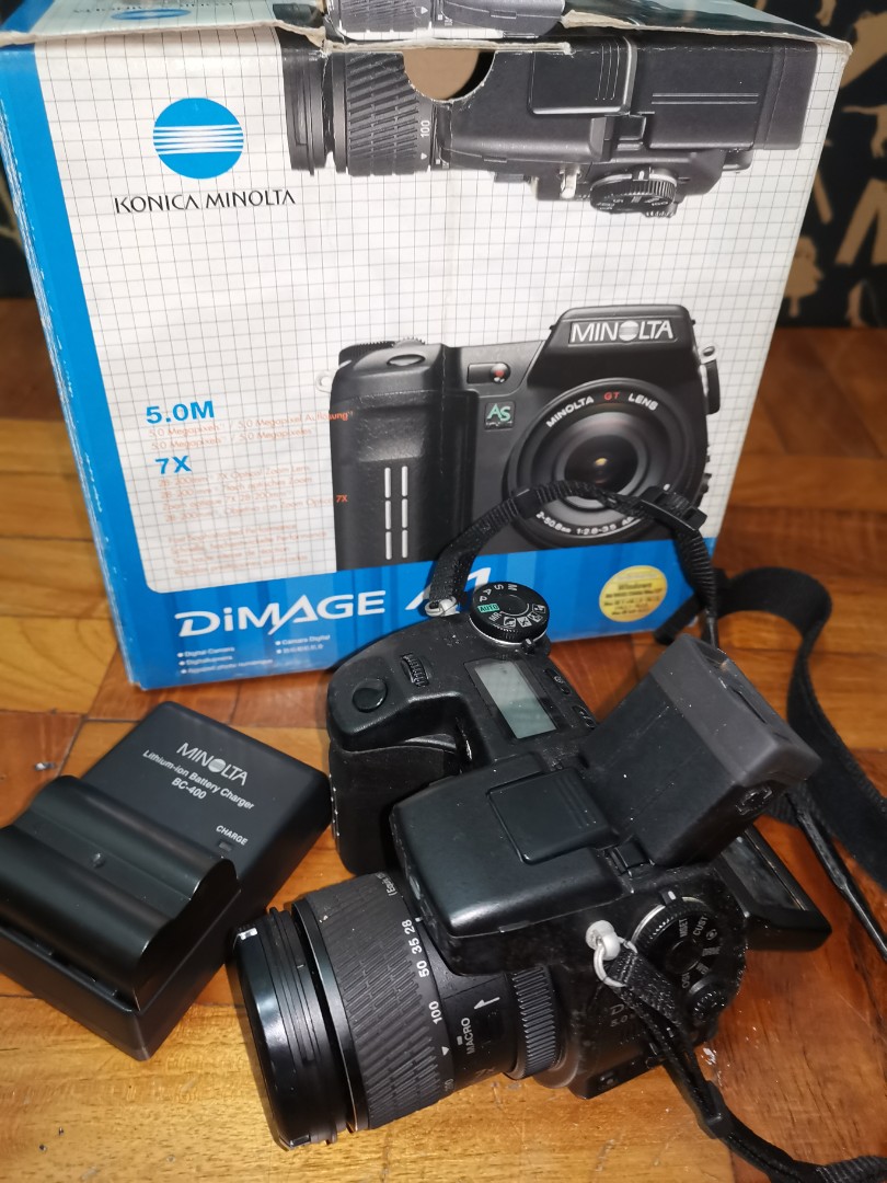 Vintage Konica Minolta Dimage A1, Photography, Cameras, Digital Cameras