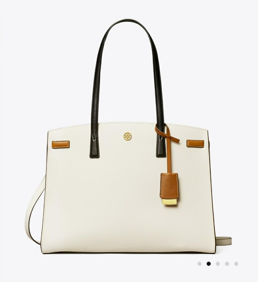 Tory burch walker sales color block satchel