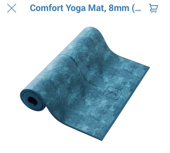 Decathlon yoga mat price store