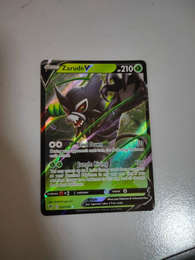 Zarude V Vivid Voltage Toys Games Board Games Cards On Carousell