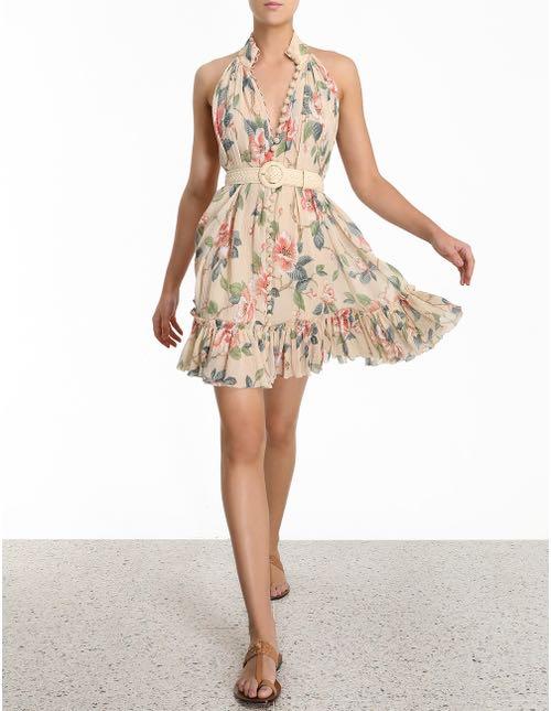 Zimmermann Kirra Short Halter Dress