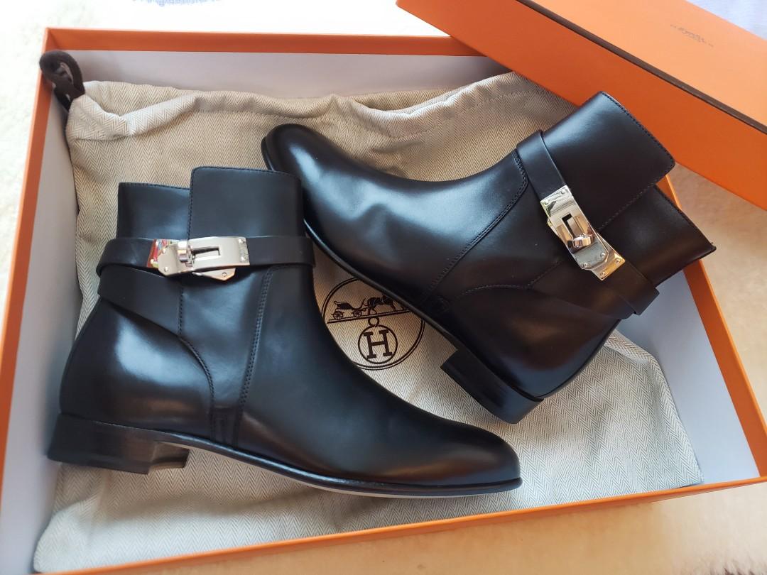現貨Hermes Kelly boots 短boot Kelly 