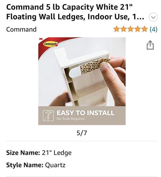 Command picture best sale ledge white