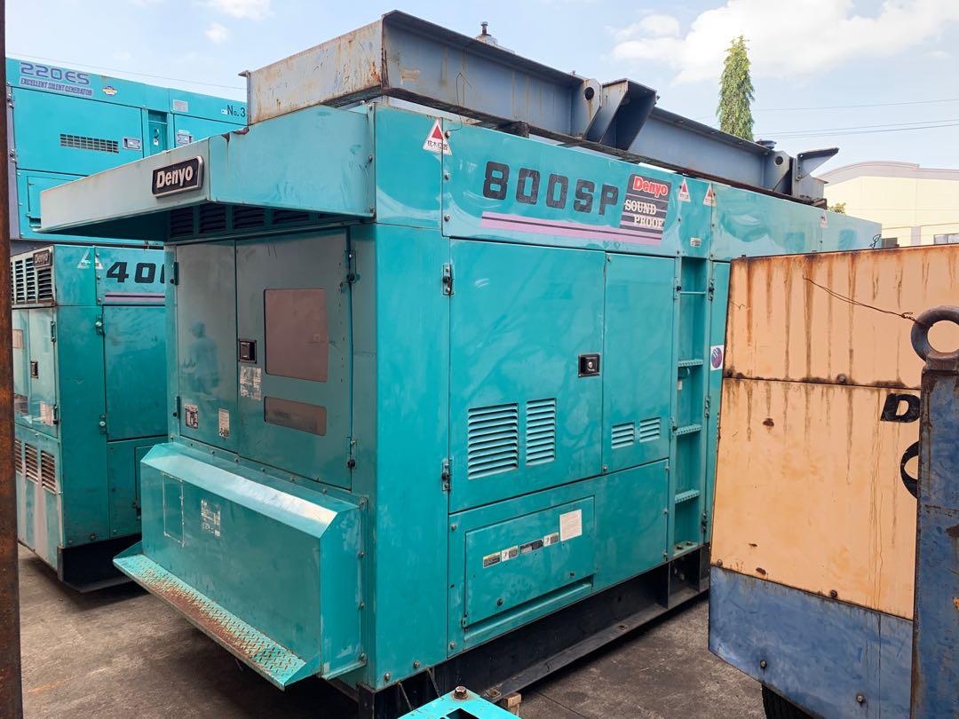 800 kVA Generator Denyo (Category: Construction Tools & Equipment) located in Manila. Submitted by santiago0721 (Listing ID 1061771420, Image 2). Description: Large Unit Generator Capacity: 800 kVA Model: DCA 800 SPK Japan Surplus With aftersales support - warranty - parts - service Rated output Voltage Diesel Engine Voltage Diesel Engine Motor : Continuous 700 / 800 kVA : Standby 770 / 880 kVA : 190 - 220/190 - 240 V : 380 - 440/380 - -480 V : K