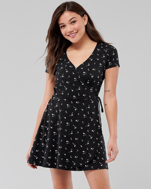 Hollister Mini Knit Warp Dress 