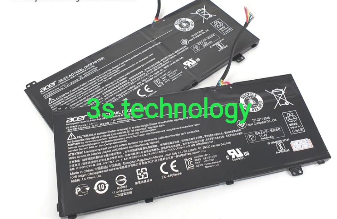 Acer Aspire Ac14a8l Battery 電子產品 電話 平板電腦裝飾 Carousell Acer Aspire Ac14a8l Battery 電子產品 電話 平板電腦裝飾 Carousell