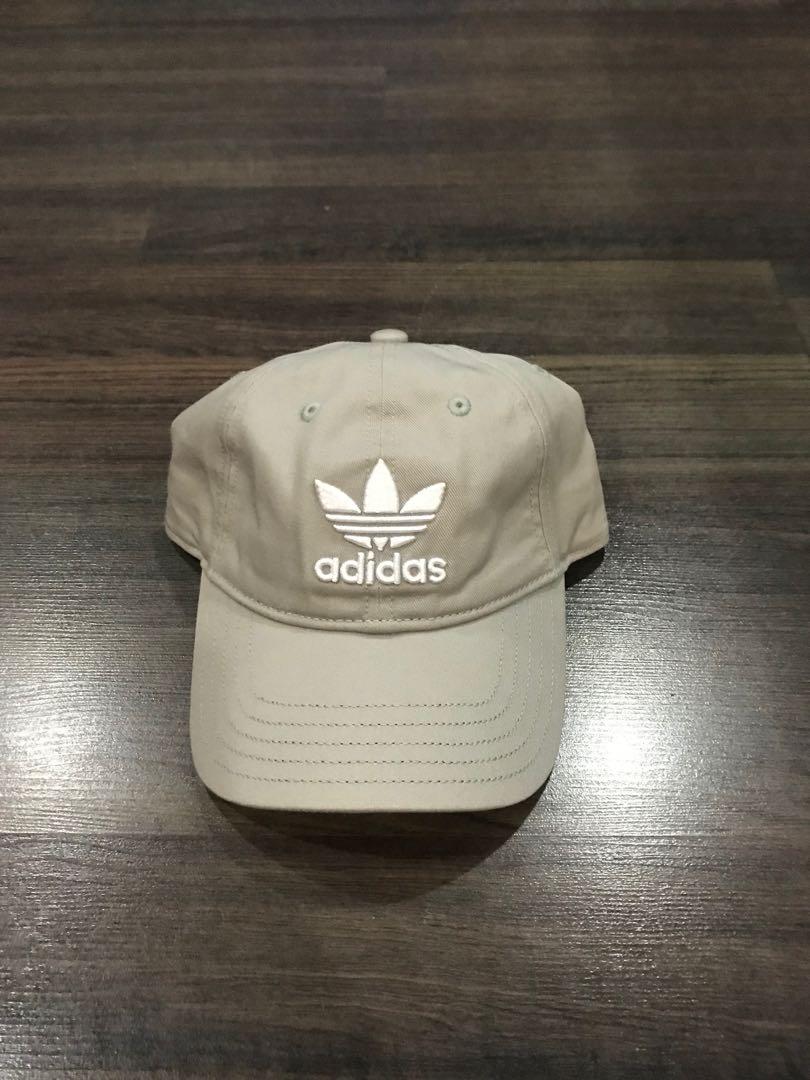 Adidas originals cheap cap light grey