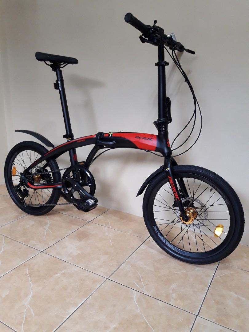 Aeroic rover hotsell folding bike