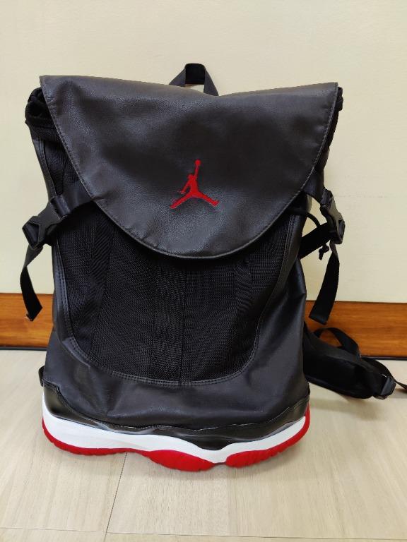 Jordan 11 "BRED" Men's Bags, Backpacks on Carousell