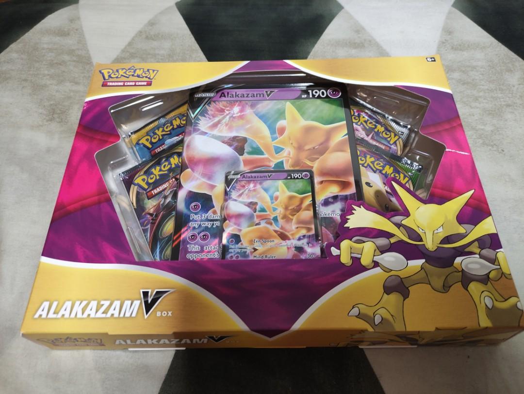 Alakazam V Box Pokemon Tcg Sun Moon Vivid Voltage Hobbies Toys Toys Games On Carousell