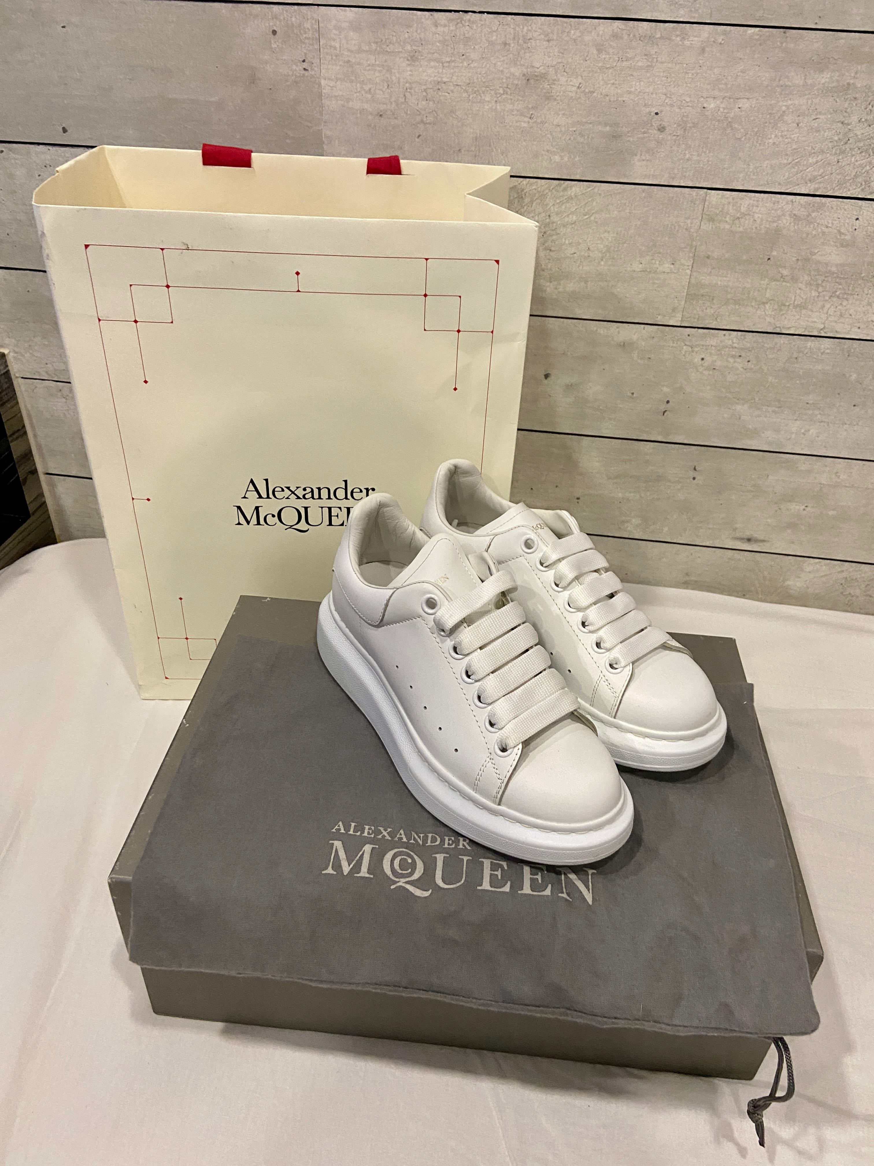 Alexander McQueen white oversized sneakers Luxury Sneakers